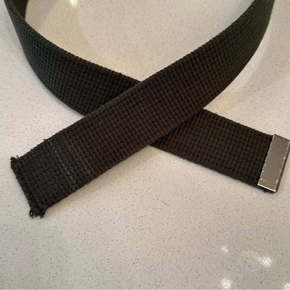 BSA Boy Scouts of America Olive Green Adjustable Belt 32”